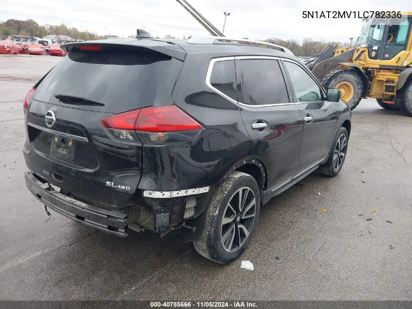 2020 Nissan Rogue Sl Intelligent Awd VIN: 5N1AT2MV1LC782336 Lot: 40785666