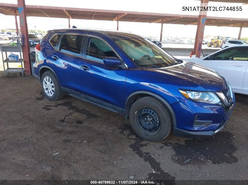 2020 Nissan Rogue S Fwd VIN: 5N1AT2MT2LC744855 Lot: 40799632