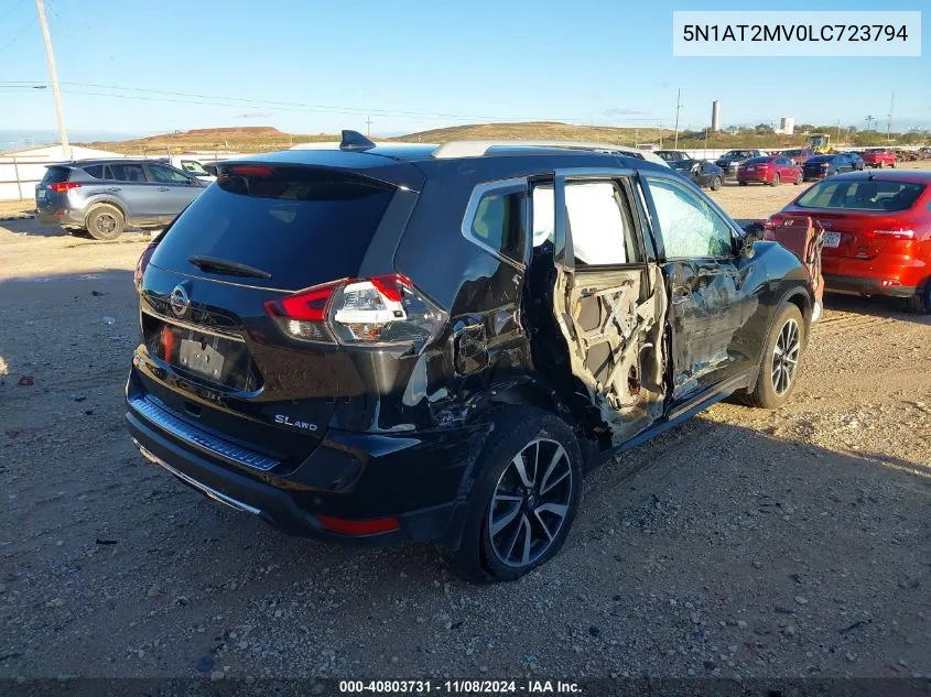 2020 Nissan Rogue Sl Intelligent Awd VIN: 5N1AT2MV0LC723794 Lot: 40803731