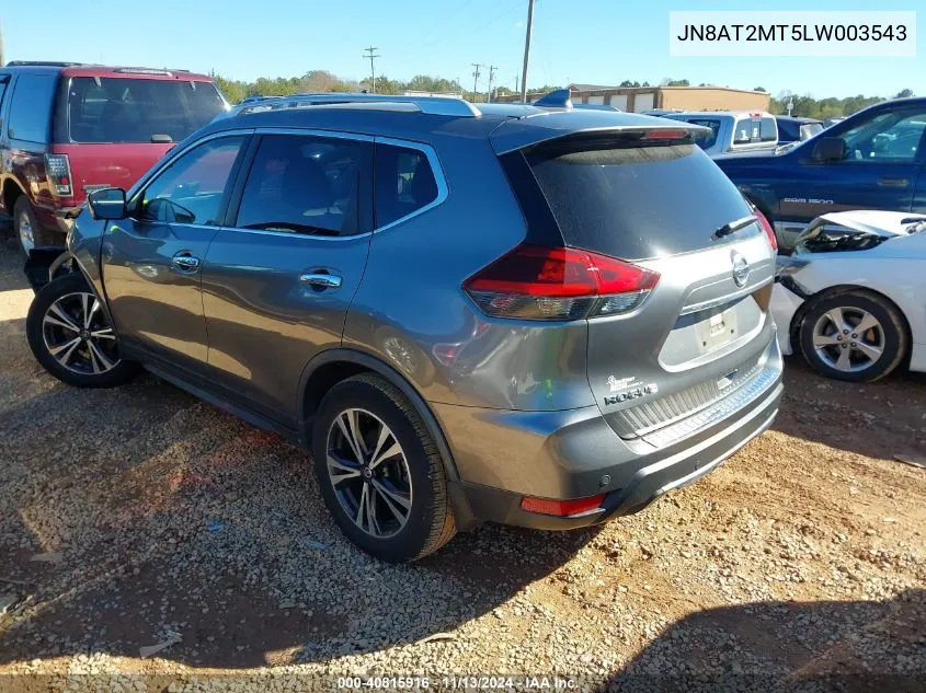 2020 Nissan Rogue Sv Fwd VIN: JN8AT2MT5LW003543 Lot: 40815916