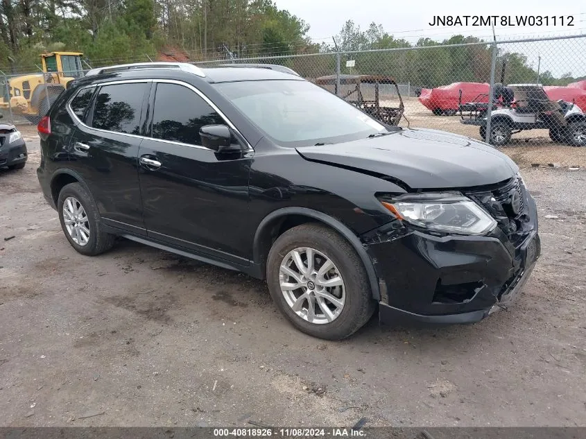 2020 Nissan Rogue S Fwd VIN: JN8AT2MT8LW031112 Lot: 40818926