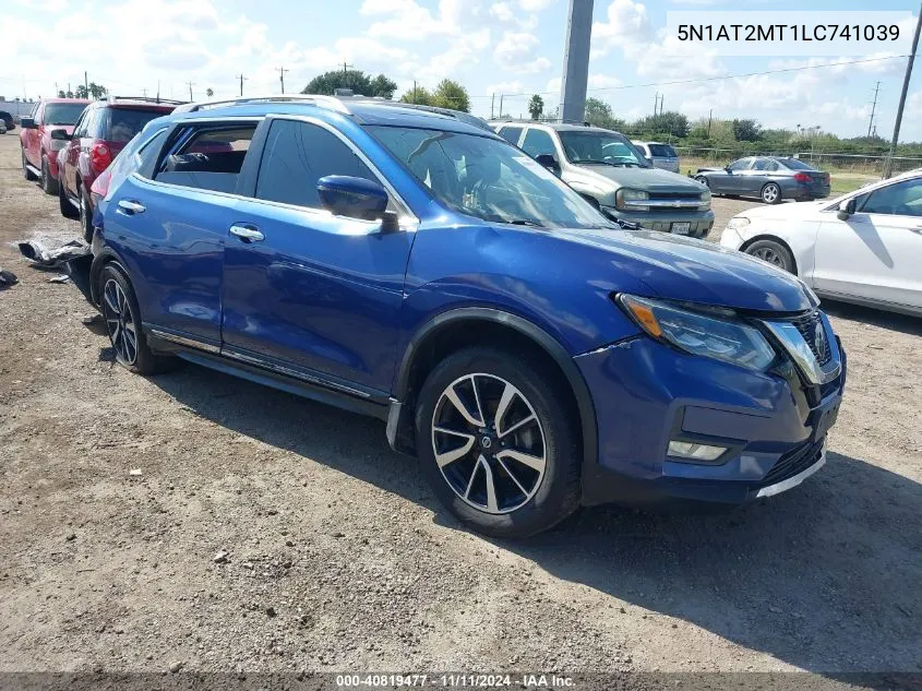 2020 Nissan Rogue S/Sl/Sv VIN: 5N1AT2MT1LC741039 Lot: 40819477