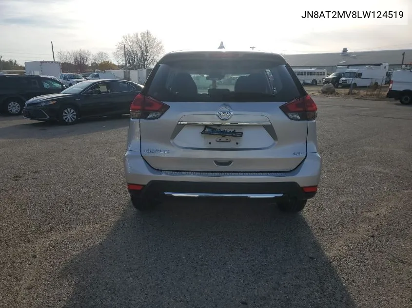 2020 Nissan Rogue S/Sv VIN: JN8AT2MV8LW124519 Lot: 40828163