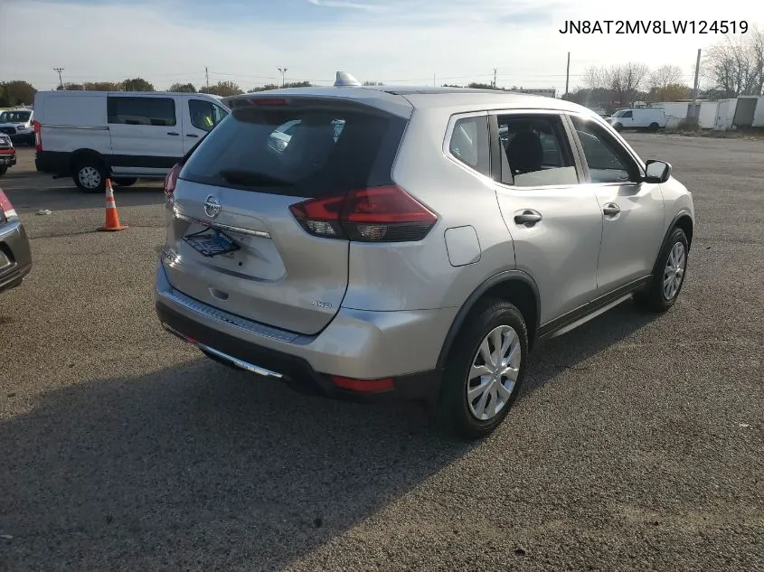 2020 Nissan Rogue S/Sv VIN: JN8AT2MV8LW124519 Lot: 40828163