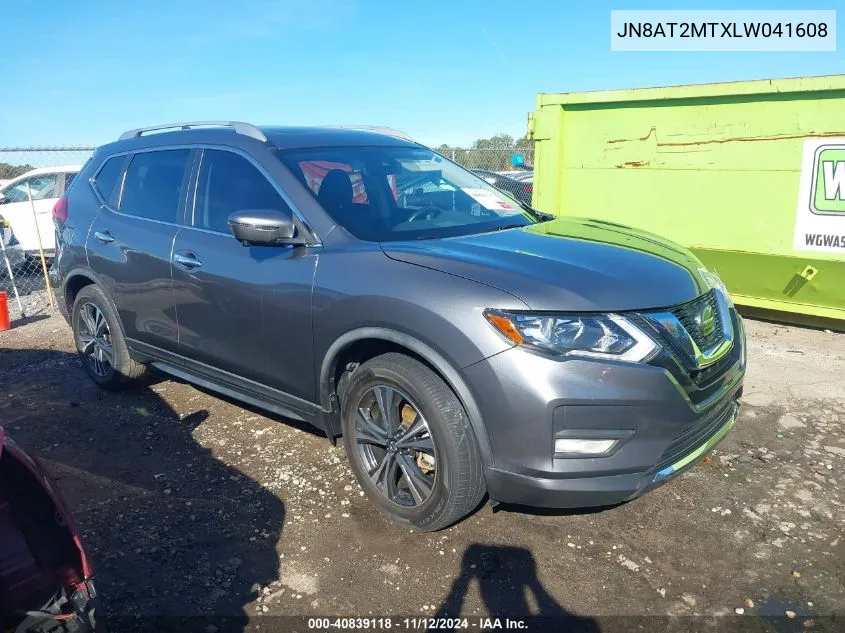 2020 Nissan Rogue Sv Fwd VIN: JN8AT2MTXLW041608 Lot: 40839118