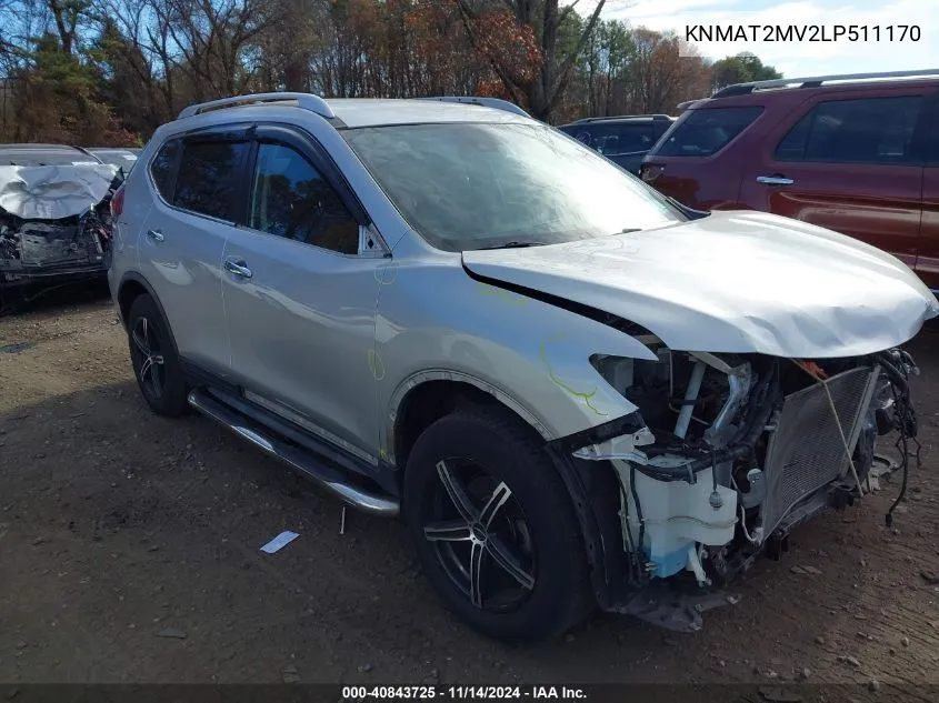 KNMAT2MV2LP511170 2020 Nissan Rogue Sv Intelligent Awd