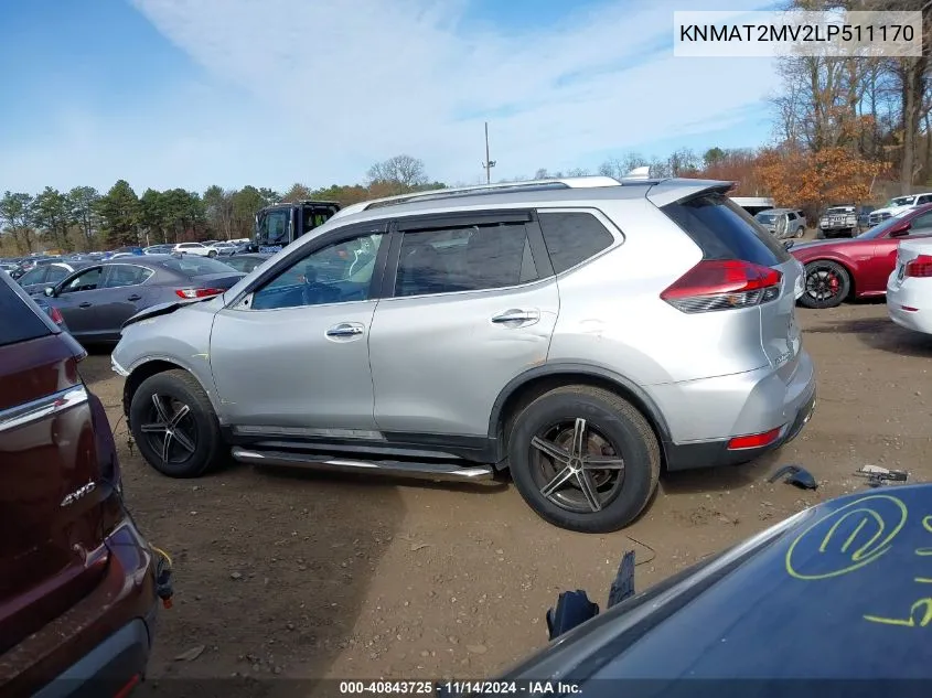 KNMAT2MV2LP511170 2020 Nissan Rogue Sv Intelligent Awd