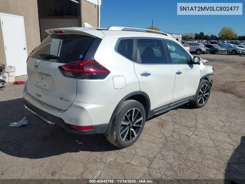 5N1AT2MV0LC802477 2020 Nissan Rogue Sl Intelligent Awd