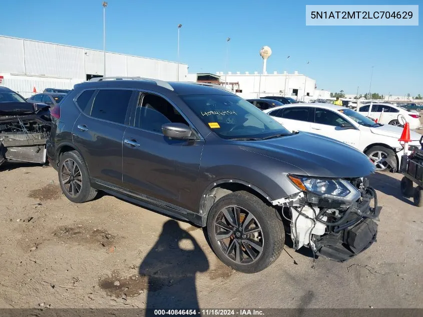 2020 Nissan Rogue Sl Fwd VIN: 5N1AT2MT2LC704629 Lot: 40846454