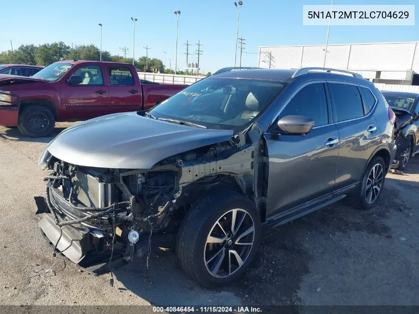 2020 Nissan Rogue Sl Fwd VIN: 5N1AT2MT2LC704629 Lot: 40846454