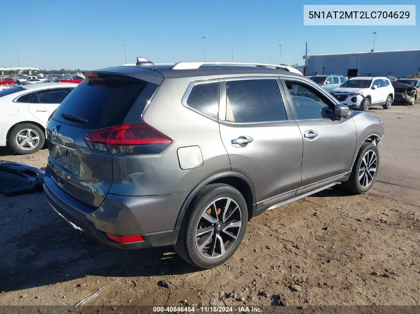 2020 Nissan Rogue Sl Fwd VIN: 5N1AT2MT2LC704629 Lot: 40846454