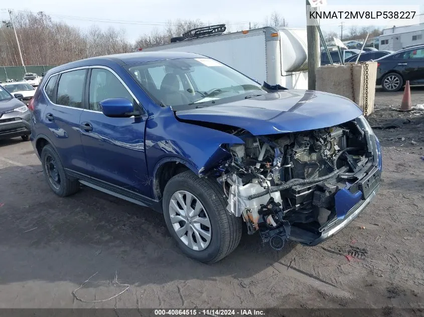 KNMAT2MV8LP538227 2020 Nissan Rogue S Intelligent Awd