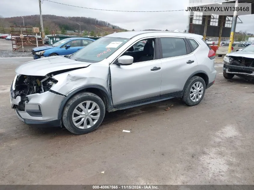 JN8AT2MVXLW138468 2020 Nissan Rogue S Intelligent Awd