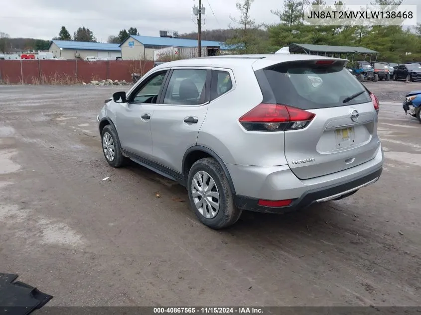 JN8AT2MVXLW138468 2020 Nissan Rogue S Intelligent Awd