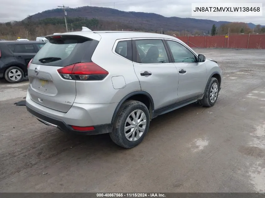 JN8AT2MVXLW138468 2020 Nissan Rogue S Intelligent Awd