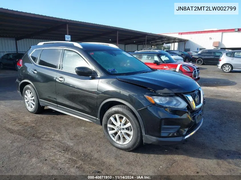 2020 Nissan Rogue Sv Fwd VIN: JN8AT2MT2LW002799 Lot: 40871910