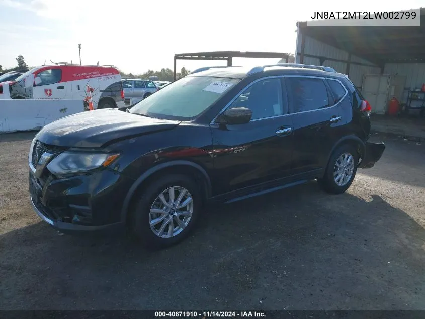 2020 Nissan Rogue Sv Fwd VIN: JN8AT2MT2LW002799 Lot: 40871910