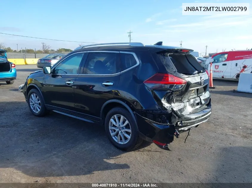 2020 Nissan Rogue Sv Fwd VIN: JN8AT2MT2LW002799 Lot: 40871910