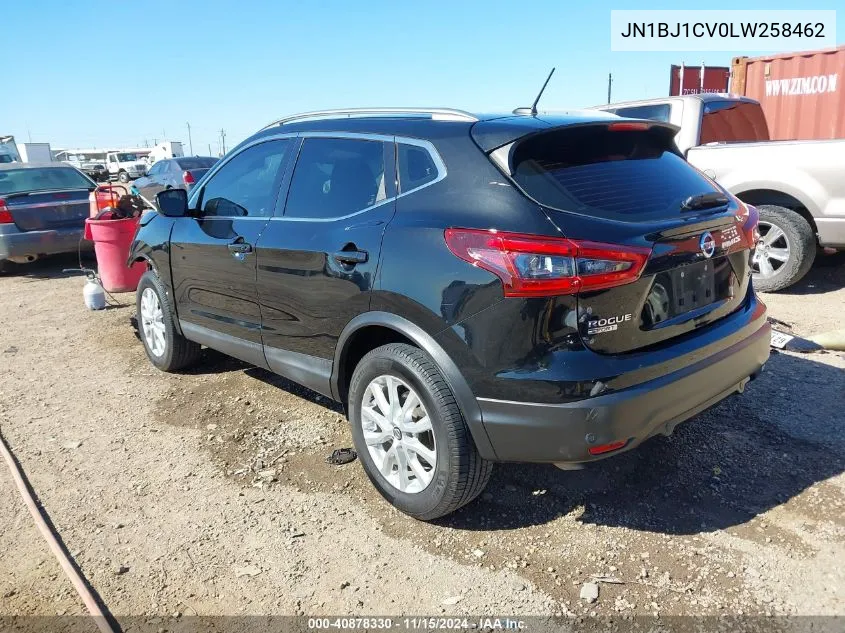 2020 Nissan Rogue Sport Sv Fwd Xtronic Cvt VIN: JN1BJ1CV0LW258462 Lot: 40878330