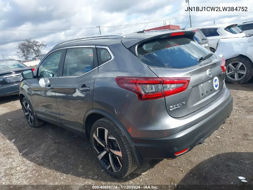 2020 Nissan Rogue Sport Sl Awd Xtronic Cvt VIN: JN1BJ1CW2LW384752 Lot: 40889774