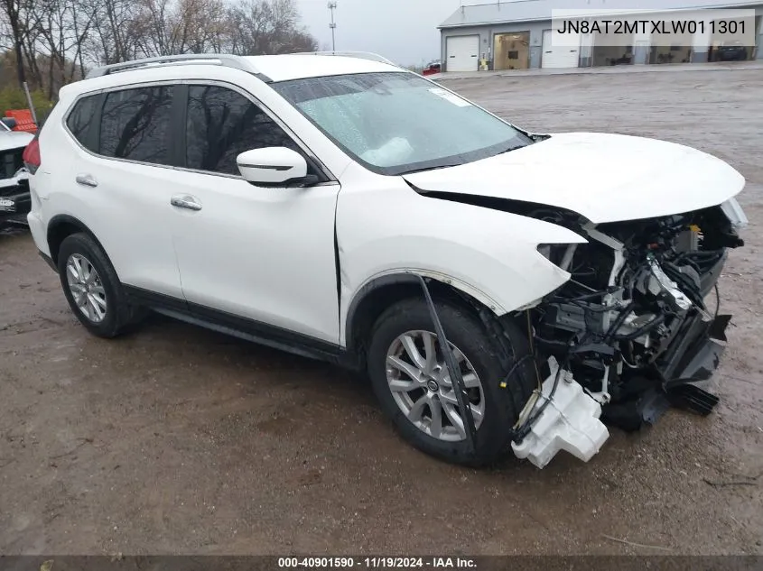 2020 Nissan Rogue Sv Fwd VIN: JN8AT2MTXLW011301 Lot: 40901590