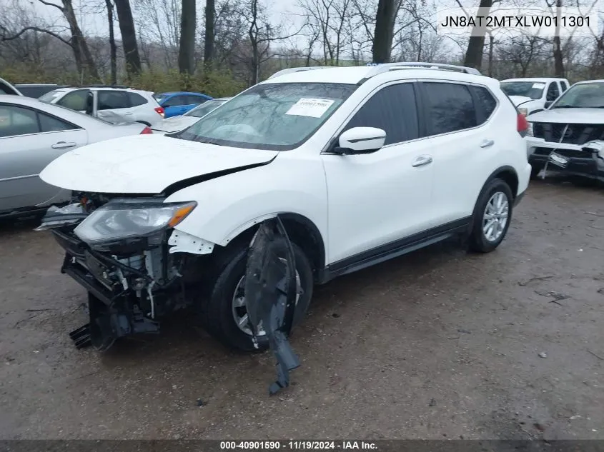 2020 Nissan Rogue Sv Fwd VIN: JN8AT2MTXLW011301 Lot: 40901590