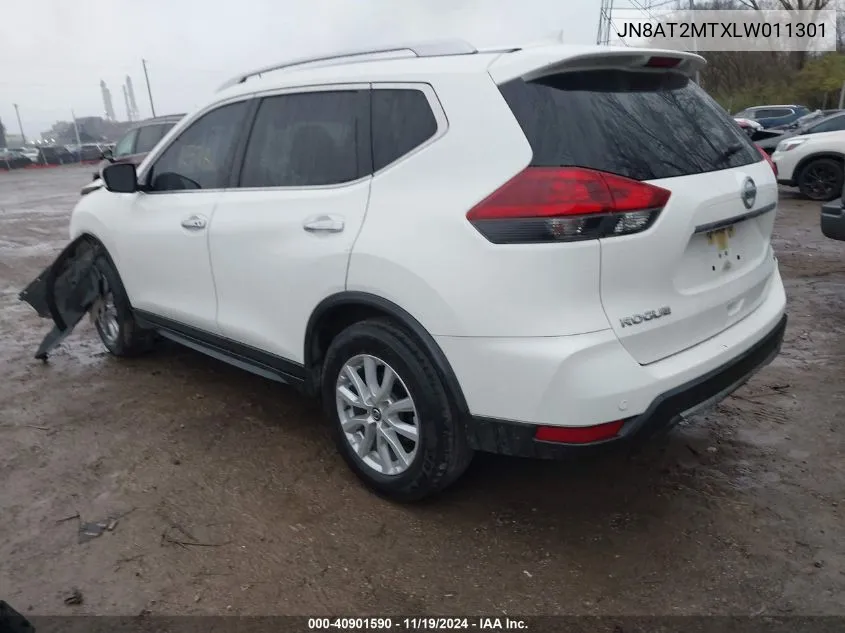 2020 Nissan Rogue Sv Fwd VIN: JN8AT2MTXLW011301 Lot: 40901590