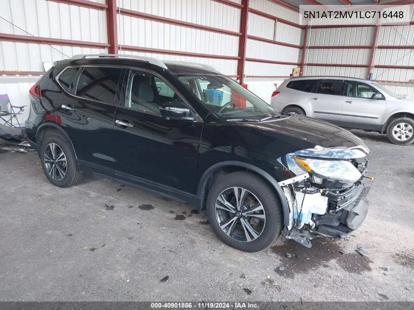 2020 Nissan Rogue Sv Intelligent Awd VIN: 5N1AT2MV1LC716448 Lot: 40901856