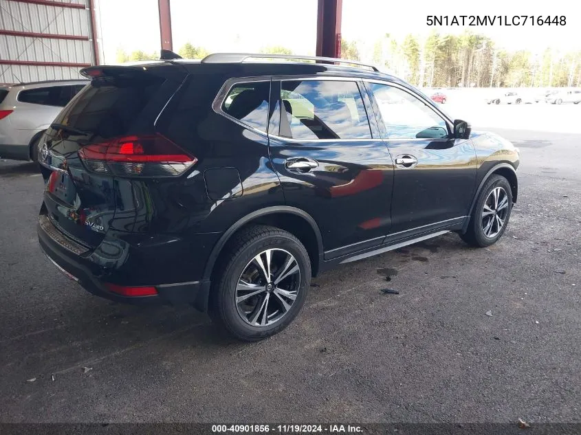 2020 Nissan Rogue Sv Intelligent Awd VIN: 5N1AT2MV1LC716448 Lot: 40901856