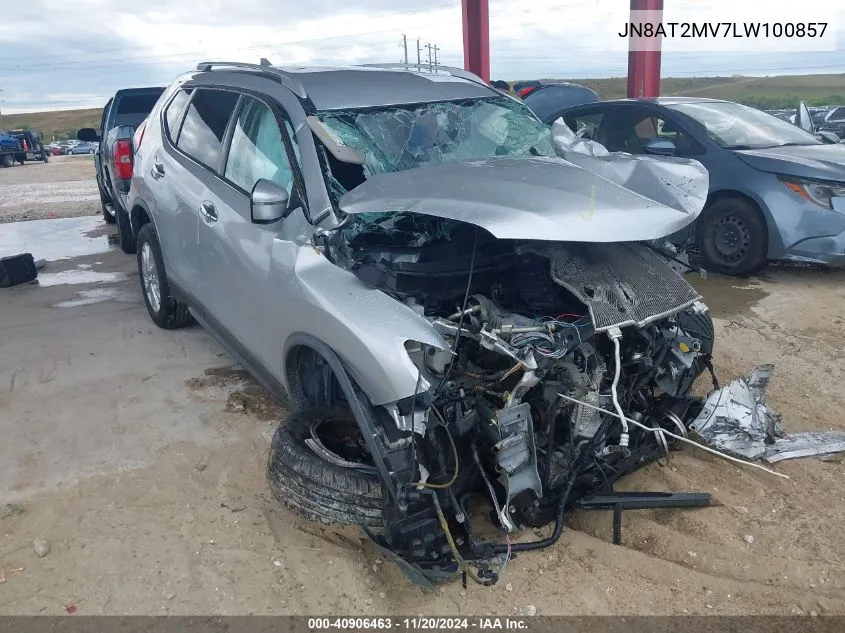 2020 Nissan Rogue Sv Intelligent Awd VIN: JN8AT2MV7LW100857 Lot: 40906463