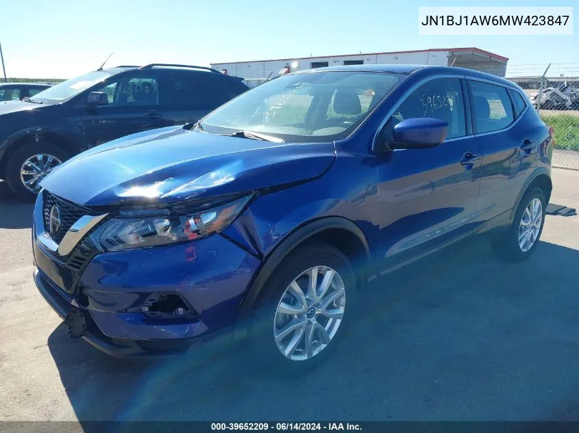 2021 Nissan Rogue Sport S Awd Xtronic Cvt VIN: JN1BJ1AW6MW423847 Lot: 39652209