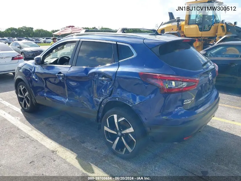 2021 Nissan Rogue Sport Sl Fwd Xtronic Cvt VIN: JN1BJ1CV1MW300512 Lot: 39705684