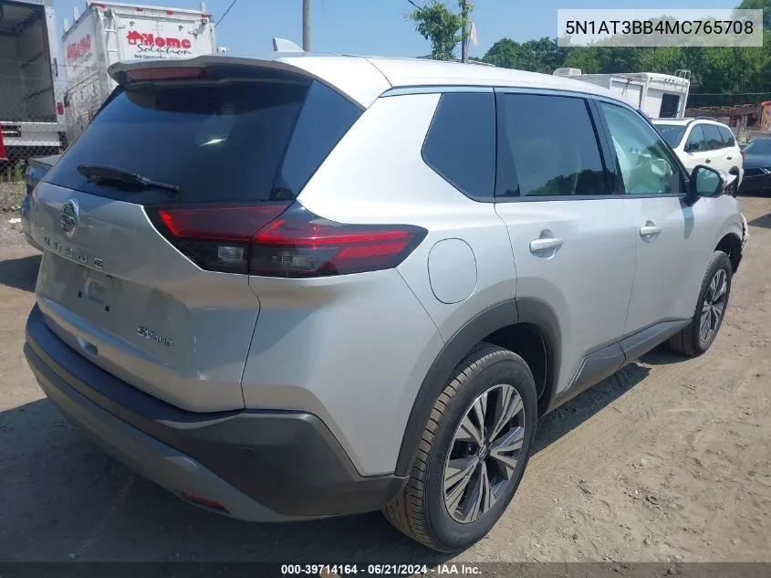 2021 Nissan Rogue Sv Intelligent Awd VIN: 5N1AT3BB4MC765708 Lot: 39714164