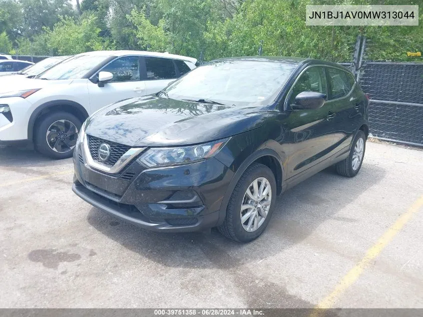 2021 Nissan Rogue Sport S Fwd Xtronic Cvt VIN: JN1BJ1AV0MW313044 Lot: 39751358