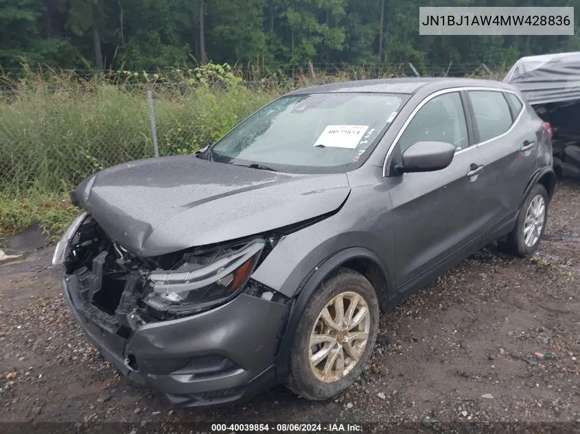 2021 Nissan Rogue Sport S Awd Xtronic Cvt VIN: JN1BJ1AW4MW428836 Lot: 40039854