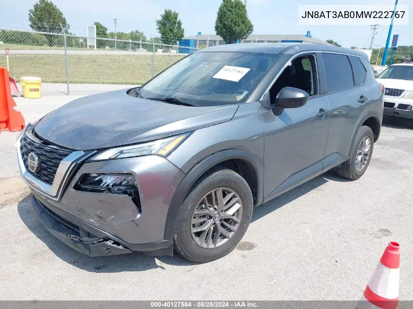 JN8AT3AB0MW222767 2021 Nissan Rogue S Intelligent Awd