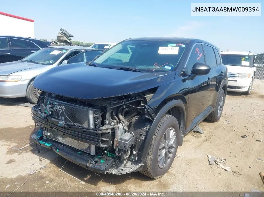 JN8AT3AA8MW009394 2021 Nissan Rogue S