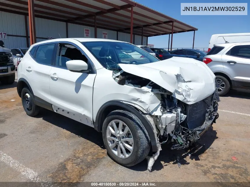 JN1BJ1AV2MW302529 2021 Nissan Rogue Sport S