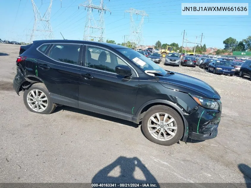 2021 Nissan Rogue Sport S VIN: JN1BJ1AWXMW661636 Lot: 40163341