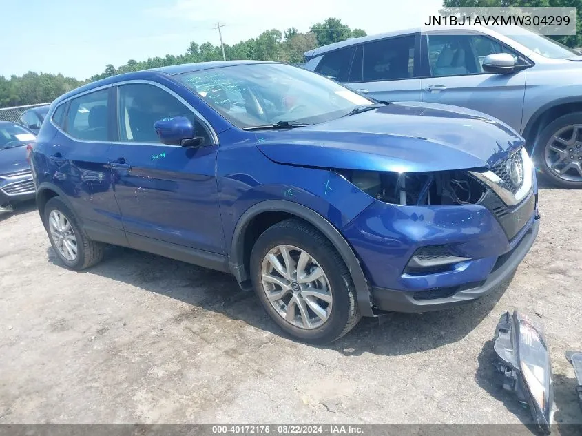 JN1BJ1AVXMW304299 2021 Nissan Rogue Sport S Fwd Xtronic Cvt