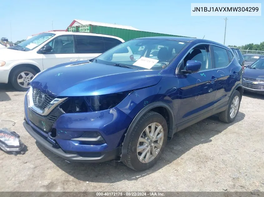 JN1BJ1AVXMW304299 2021 Nissan Rogue Sport S Fwd Xtronic Cvt