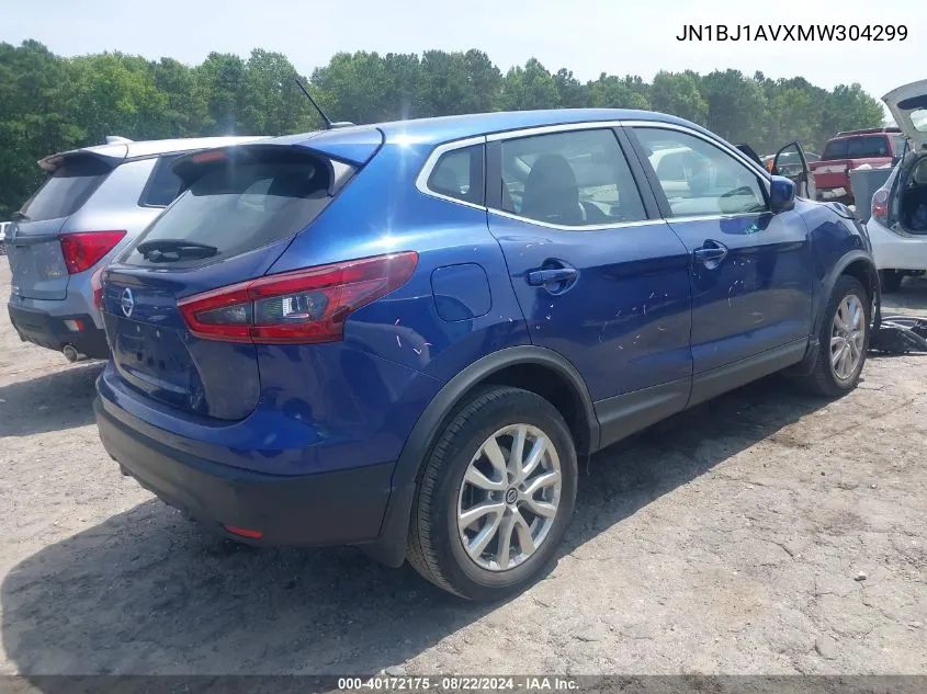 2021 Nissan Rogue Sport S Fwd Xtronic Cvt VIN: JN1BJ1AVXMW304299 Lot: 40172175