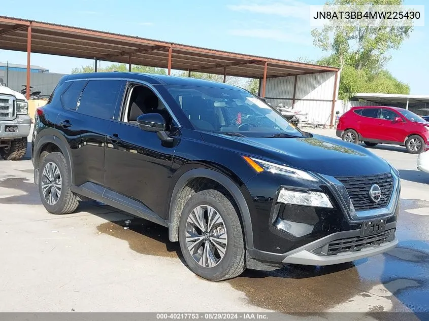 2021 Nissan Rogue Sv Intelligent Awd VIN: JN8AT3BB4MW225430 Lot: 40217753