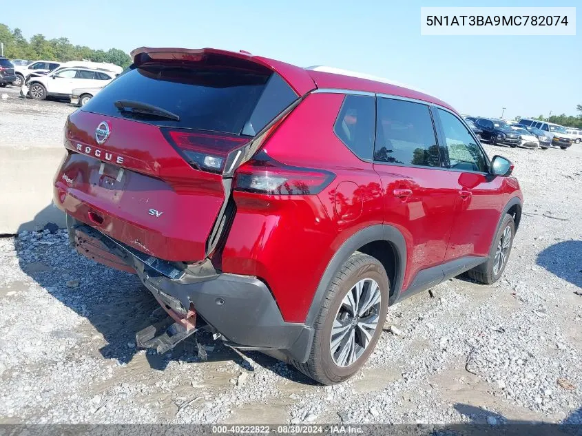 5N1AT3BA9MC782074 2021 Nissan Rogue Sv Fwd