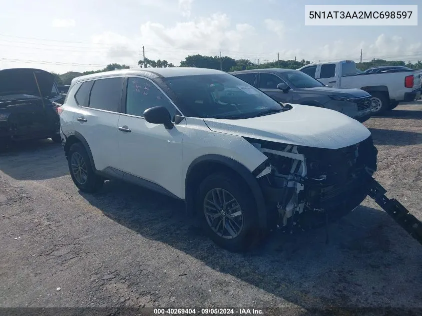 5N1AT3AA2MC698597 2021 Nissan Rogue S