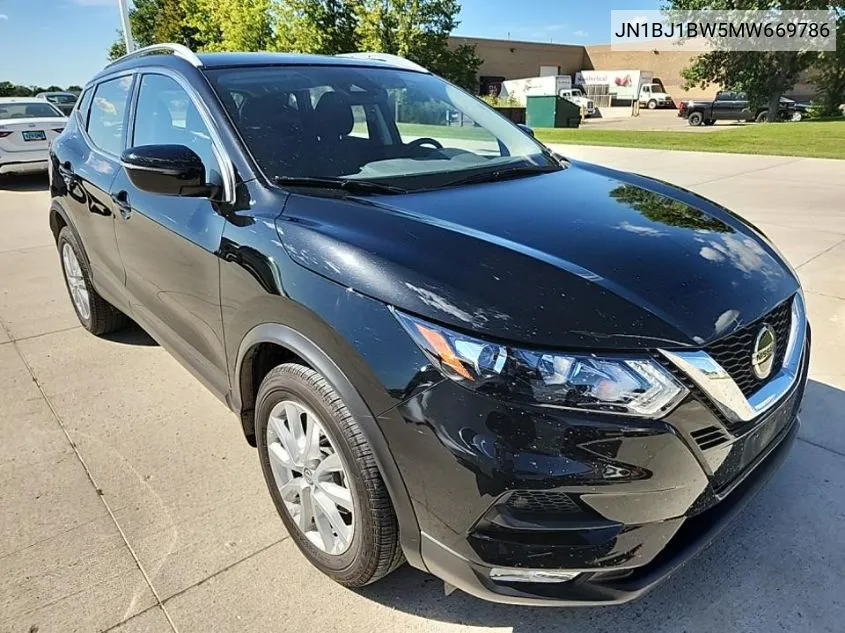 2021 Nissan Rogue Sport Sv VIN: JN1BJ1BW5MW669786 Lot: 40304565