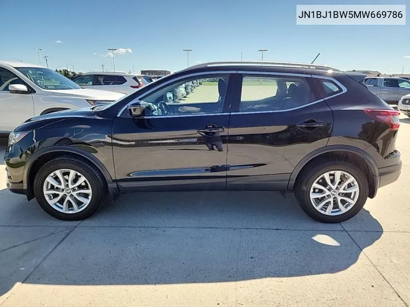 2021 Nissan Rogue Sport Sv VIN: JN1BJ1BW5MW669786 Lot: 40304565