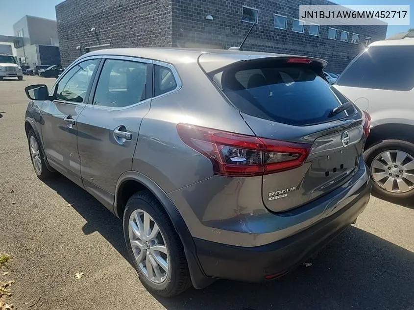 2021 Nissan Rogue Sport S VIN: JN1BJ1AW6MW452717 Lot: 40304588