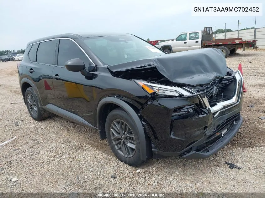 5N1AT3AA9MC702452 2021 Nissan Rogue S Fwd