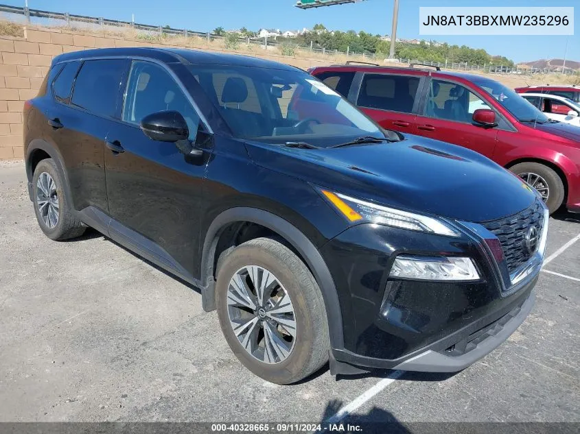 JN8AT3BBXMW235296 2021 Nissan Rogue Sv Intelligent Awd